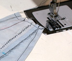 Sew a line of basting