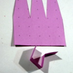 Folded reffle pattern